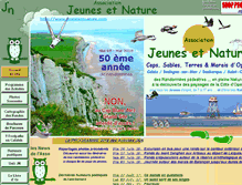 Tablet Screenshot of jeunesetnature.com